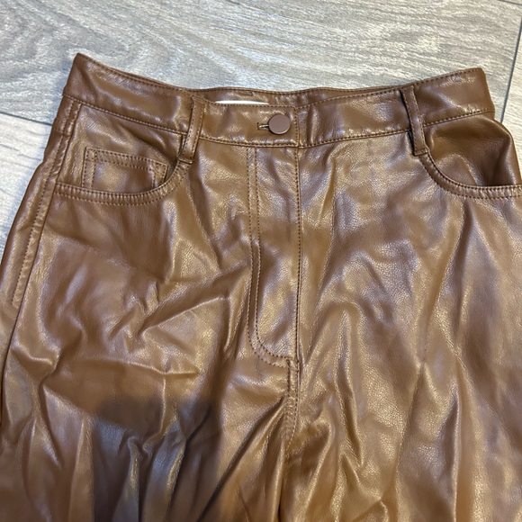 Oak & fort leather pants - size 2 - Picture 3 of 3